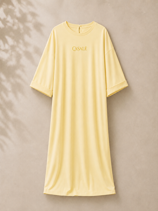 LOOSE DRESS - BUTTER CREAM