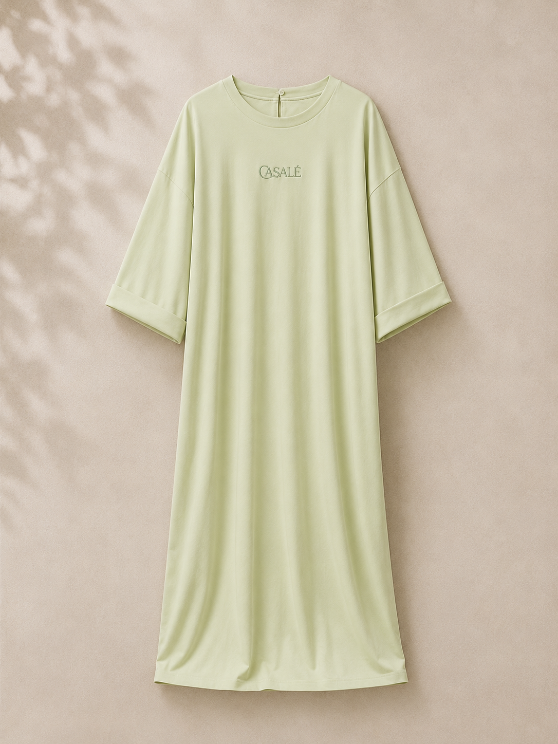 LOOSE DRESS - MATCHA LATTE