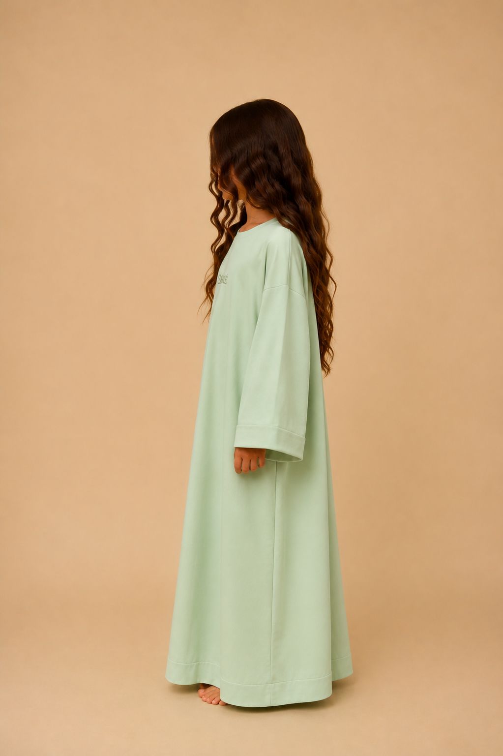 LOOSE DRESS - MATCHA LATTE